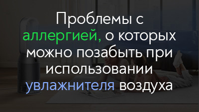 Проблемы с аллергией, о которых можно позабыть при использовании увлажнителя воздуха